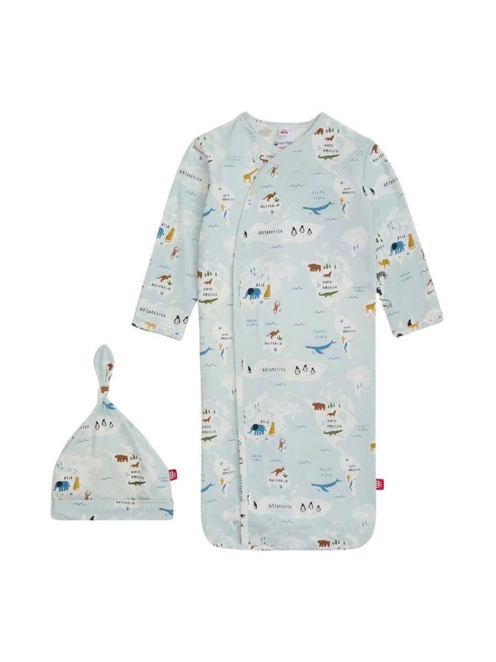 Sea the World Modal Magnetic Gown + Hat Set - Lush Lemon - Children's Clothing - Magnetic Me - 842999130418