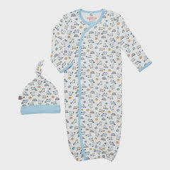 Sealed With A Kiss Magnetic Gown &amp; Hat - Lush Lemon - Children&
