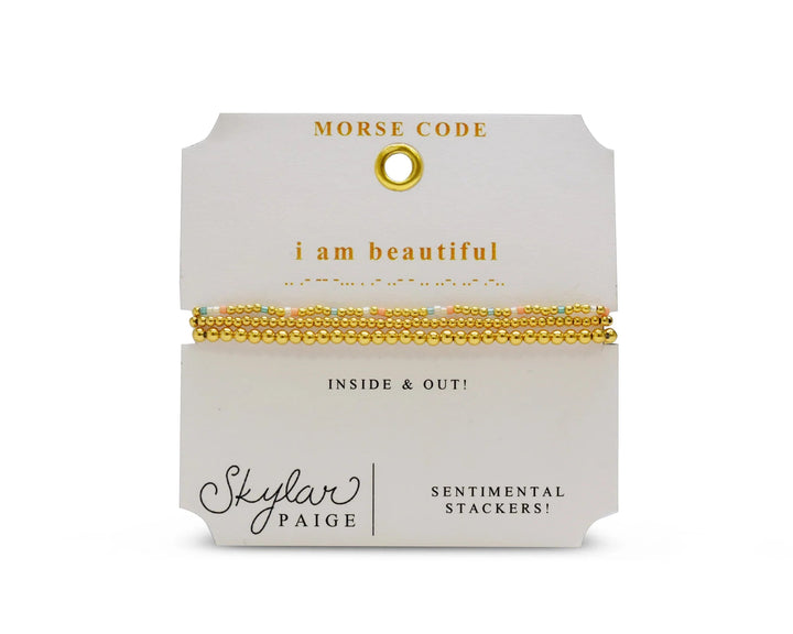 Sentimental Stackers Bracelets - Lush Lemon - Women's Accessories - Skylar Paige - 