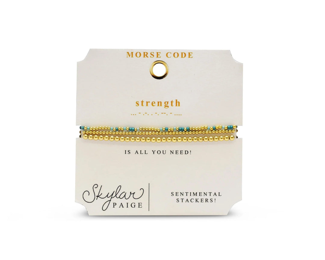 Sentimental Stackers Bracelets - Lush Lemon - Women's Accessories - Skylar Paige - 