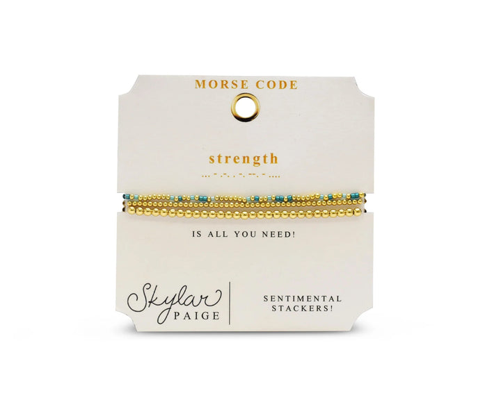 Sentimental Stackers Bracelets - Lush Lemon - Women's Accessories - Skylar Paige - 