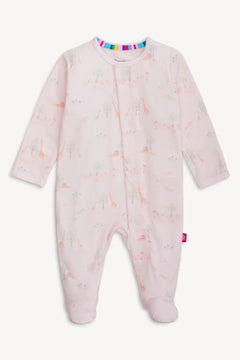 Serene Safari Magnetic Footie - Lush Lemon - Children&