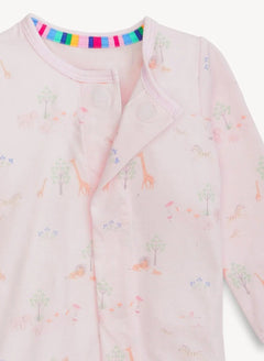 Serene Safari Magnetic Footie - Lush Lemon - Children&