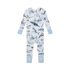 Sharkly Convertible Footie - Lush Lemon - Children&