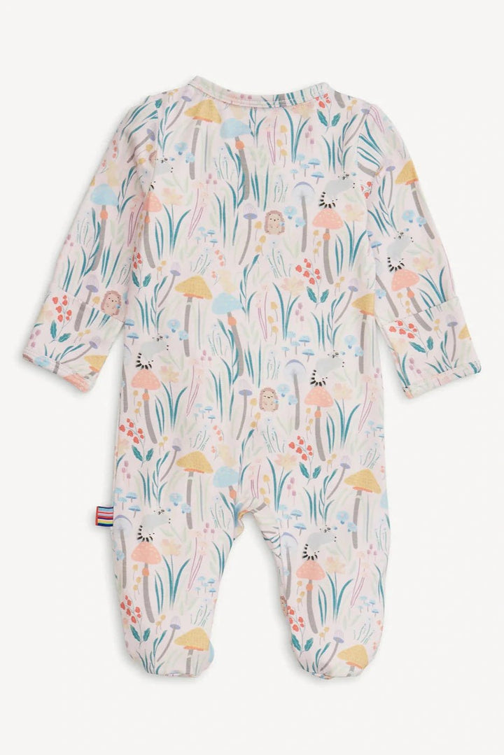 Shrooms & Bloom Modal Magnetic Footie - Lush Lemon - Children's Clothing - Magnetic Me - 840405254208