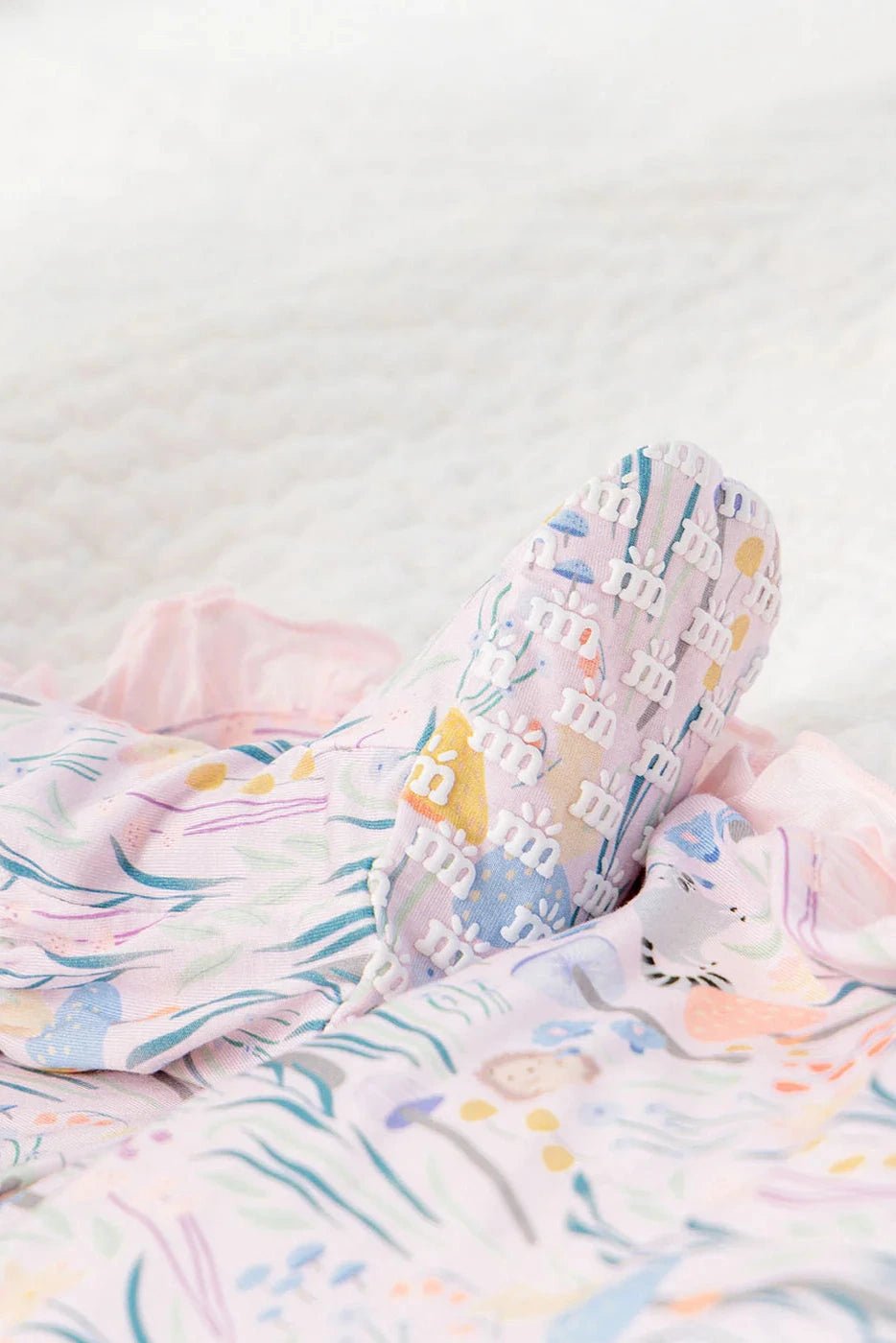 Shrooms & Bloom Modal Magnetic Footie - Lush Lemon - Children's Clothing - Magnetic Me - 840405254208