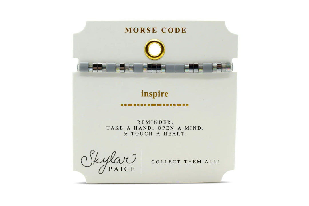 Skylar Paige Morse Code Bracelet - Lush Lemon - Women's Accessories - Skylar Paige - 786032100887