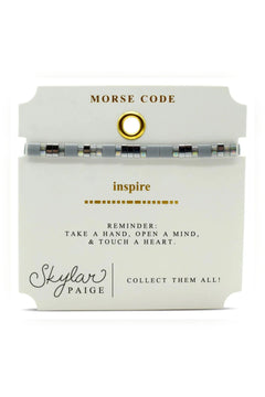 Skylar Paige Morse Code Bracelet - Lush Lemon - Women&