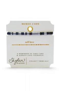 Skylar Paige Morse Code Bracelet - Lush Lemon - Women&