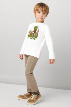 Slim Fit Corduroy Pants - Lush Lemon - Children&