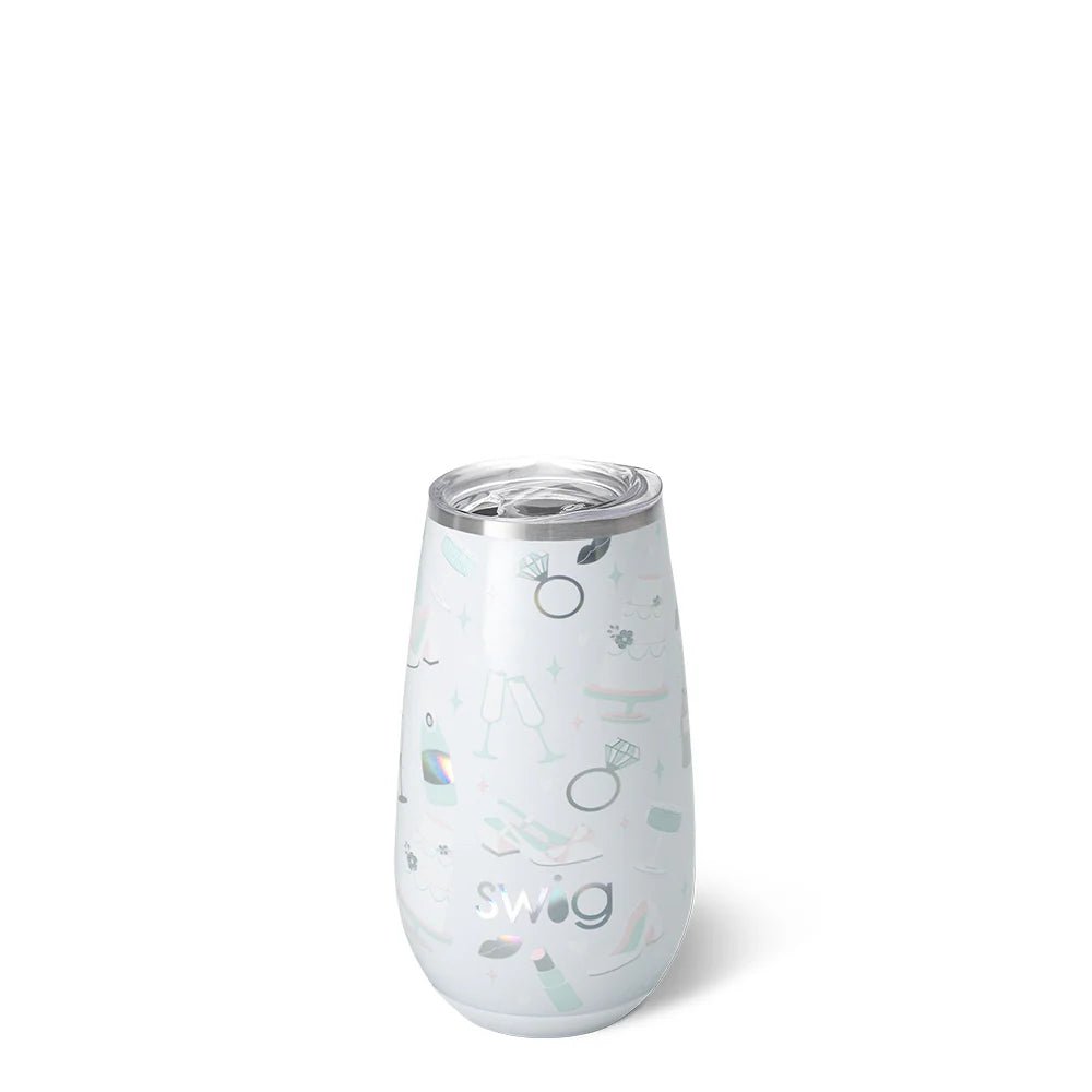 Stemless Flute 6oz - Lush Lemon - Gift - Swig Life - 840240430430