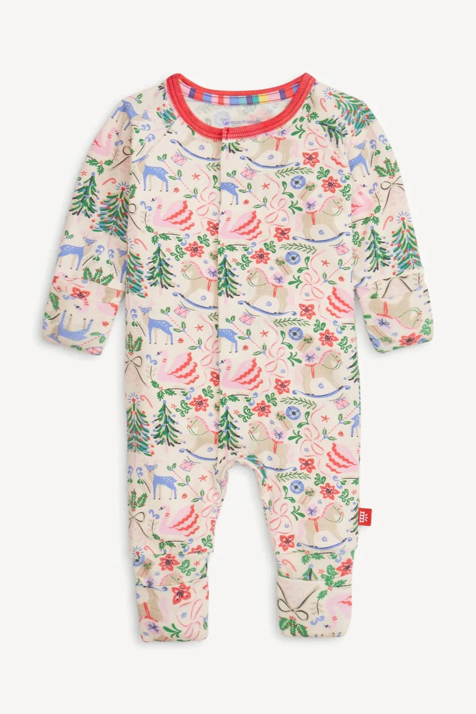 Sugar Plum Dreams Modal Magnetic Coverall - Lush Lemon - Children's Clothing - Magnetic Me - 840405265679