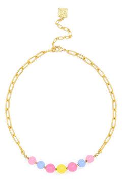 Sydney Collar Necklace - Lush Lemon - Women&