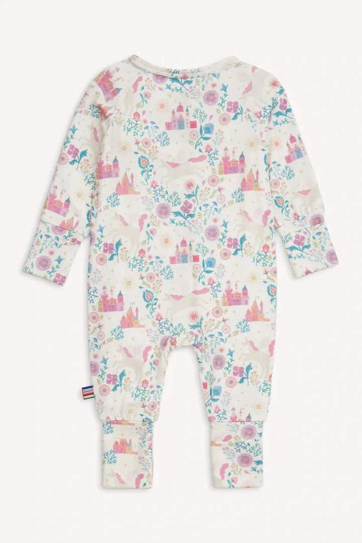Tail of Magic Modal Magnetic Convertible Coverall - Lush Lemon - Children's Clothing - Magnetic Me - 840405253386