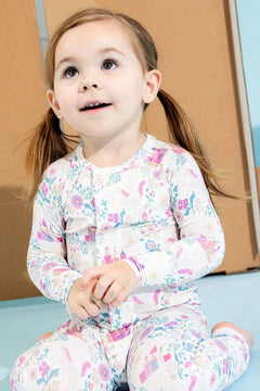 Tail of Magic Modal Magnetic Convertible Coverall - Lush Lemon - Children&