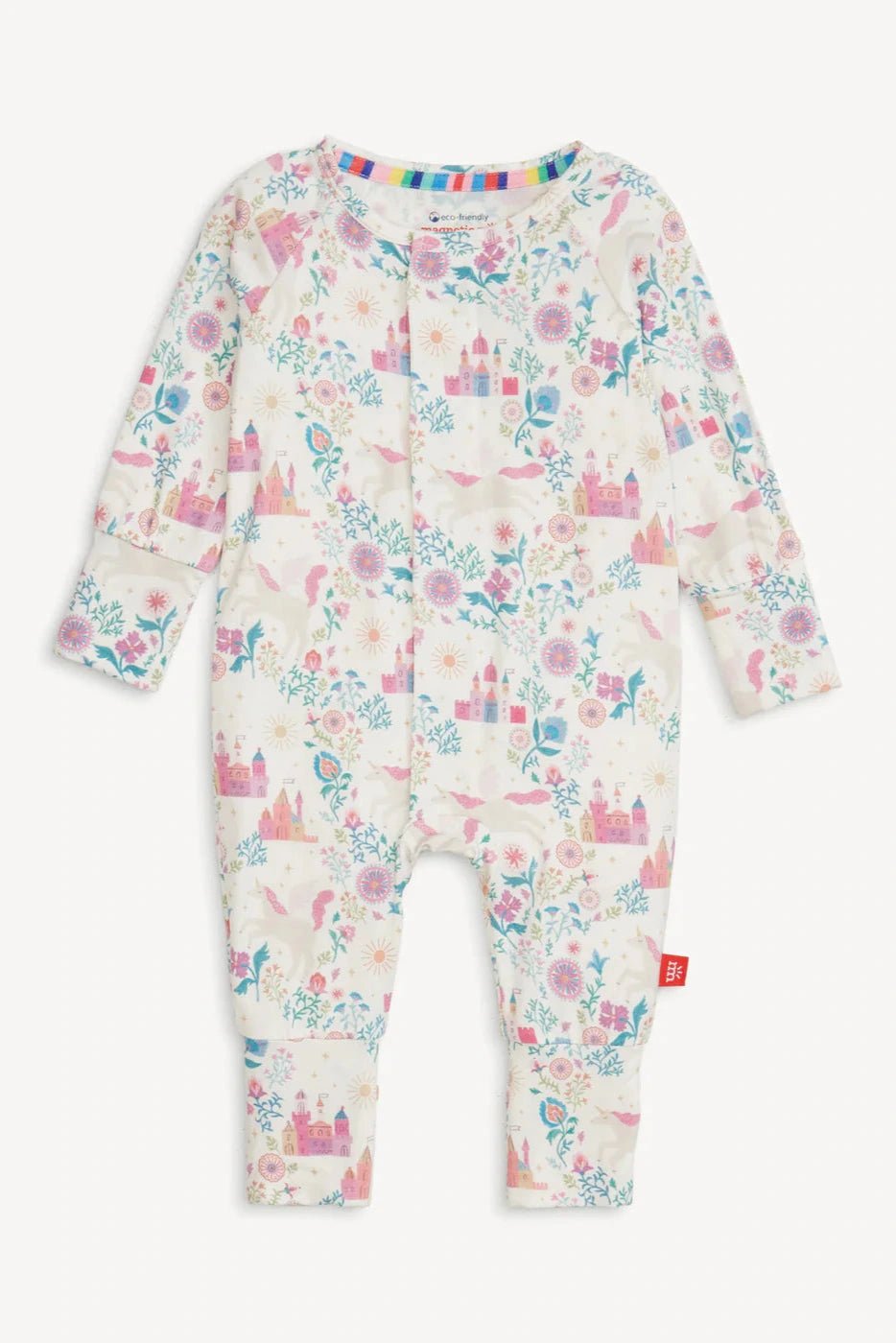 Tail of Magic Modal Magnetic Convertible Coverall - Lush Lemon - Children's Clothing - Magnetic Me - 840405253386
