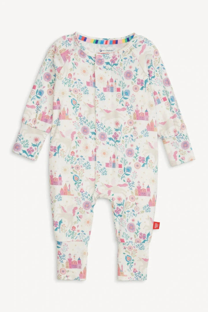 Tail of Magic Modal Magnetic Convertible Coverall - Lush Lemon - Children's Clothing - Magnetic Me - 840405253386