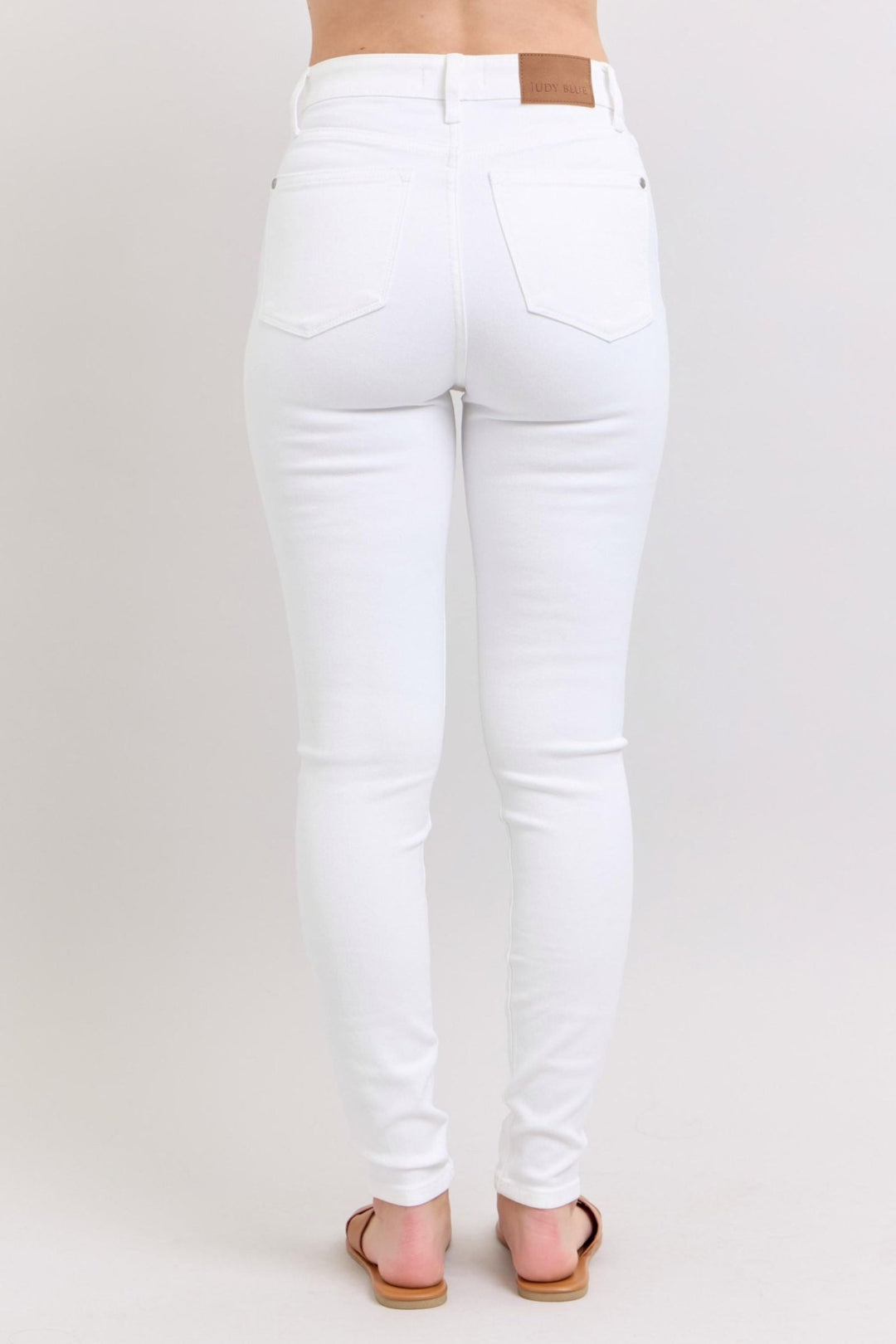 White High - Waisted Skinny Jeans - Lush Lemon - Women's Clothing - Judy Blue - 