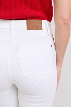 White High - Waisted Skinny Jeans - Lush Lemon - Women&