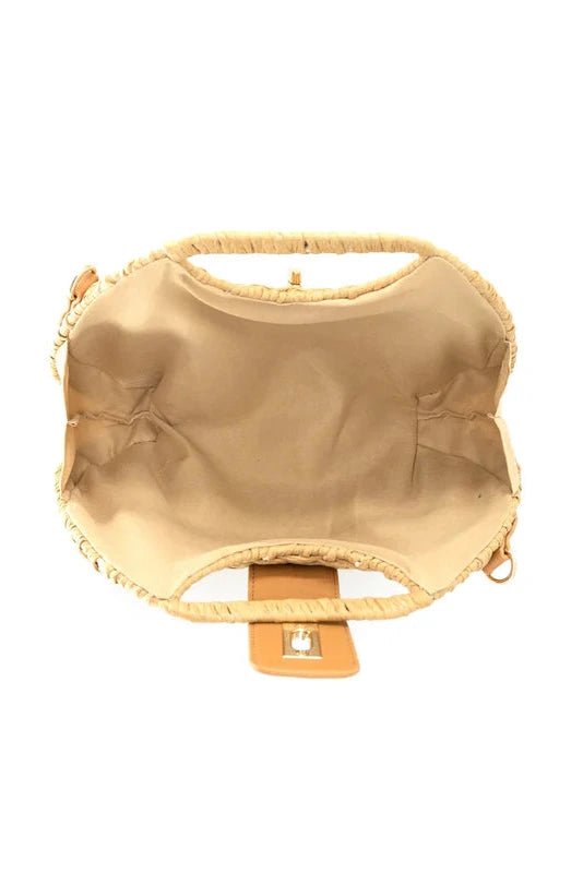 Woven Straw Crossbody Bag - Lush Lemon - Women's Accessories - BC Bags - 2638KH