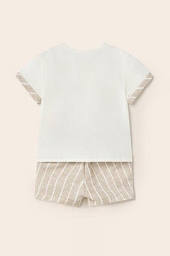 2 PC Boys Linen Outfit - Lush Lemon - Children&