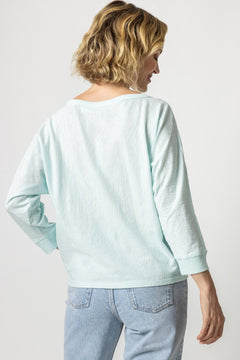 3/4 Sleeve Boatneck Doleman - Lush Lemon - Women&