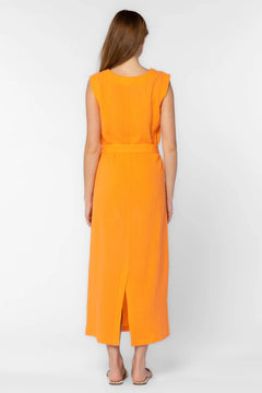Aurelie Tangerine Dress - Lush Lemon - Women&