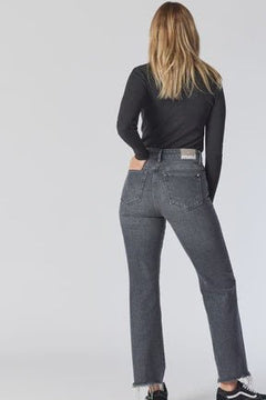 Barcelona Wide Leg Jeans - Lush Lemon - Women&