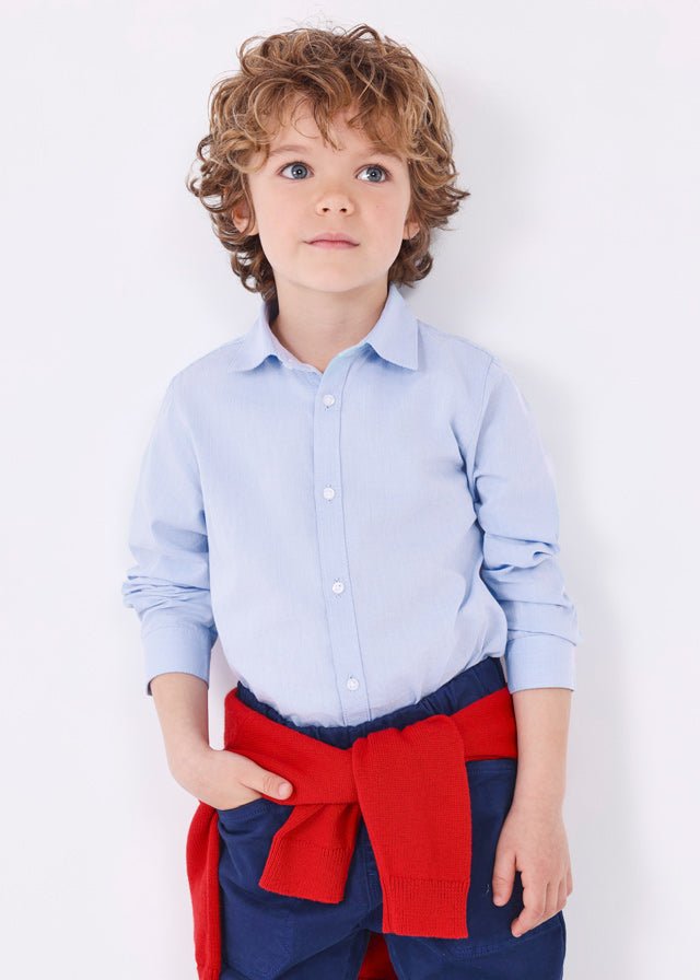 Basic Button Up Toddler - Lush Lemon - Children's Clothing - Mayoral - 8445445880848