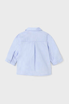 Basic Button Up W/Bowtie Infant - Lush Lemon - Children&