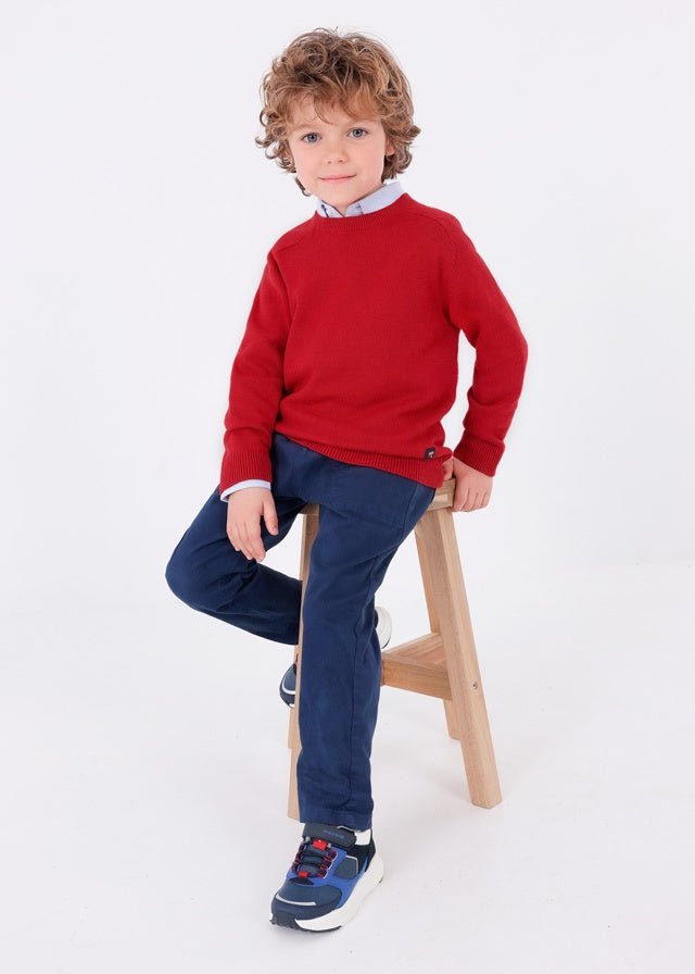 Basic Knit Sweater - Lush Lemon - Children's Clothing - Mayoral - 8445445883467