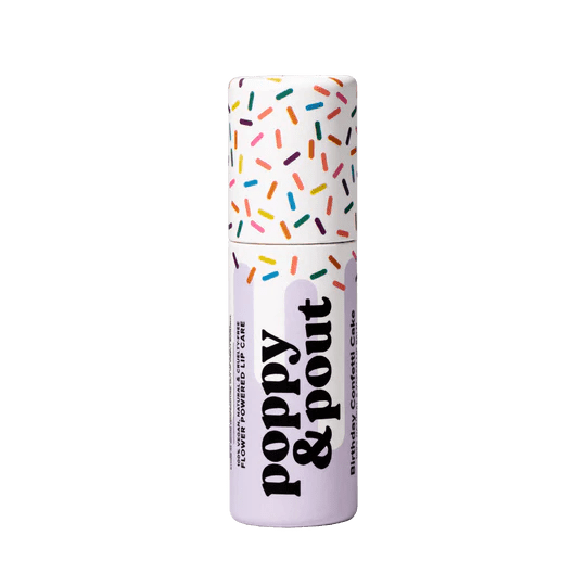 Birthday Confetti Cake Lip Balm - Lush Lemon - Bath Products - Poppy & Pout - 850052827229