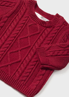 Braided Sweater Newborn - Lush Lemon - Children&