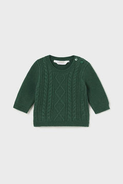 Braided Sweater Newborn - Lush Lemon - Children&
