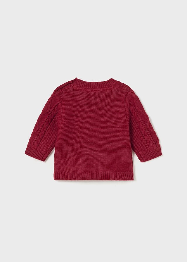 Braided Sweater Newborn - Lush Lemon - Children's Clothing - Mayoral - 8445865034265