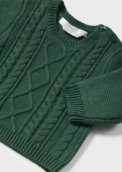 Braided Sweater Newborn - Lush Lemon - Children&