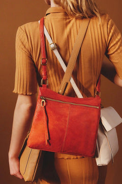 Cambel Crossbody Buffed Leather - Lush Lemon - Women&