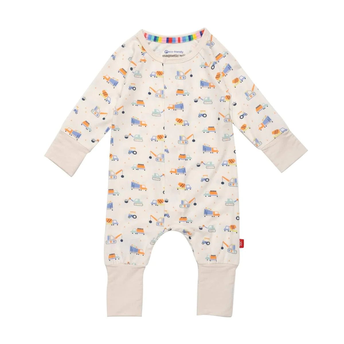 Can You Dig It Coverall Convetible - Lush Lemon - Children's Clothing - Magnetic Me - 840318753751