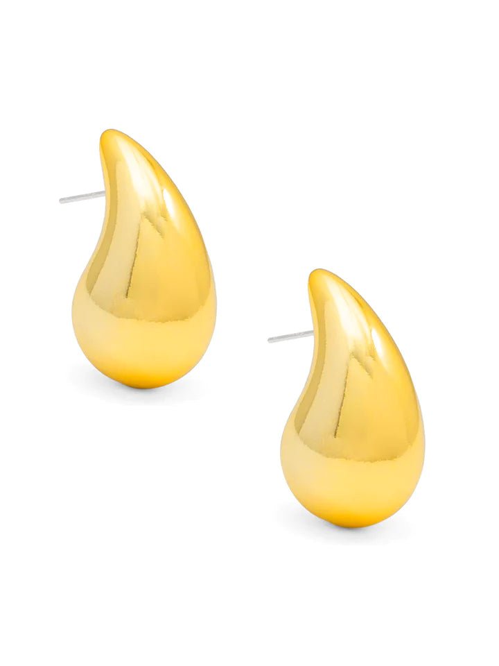 Chunky Crescent Drop Earring - Lush Lemon - Women's Accessories - Zenzii - 284928491