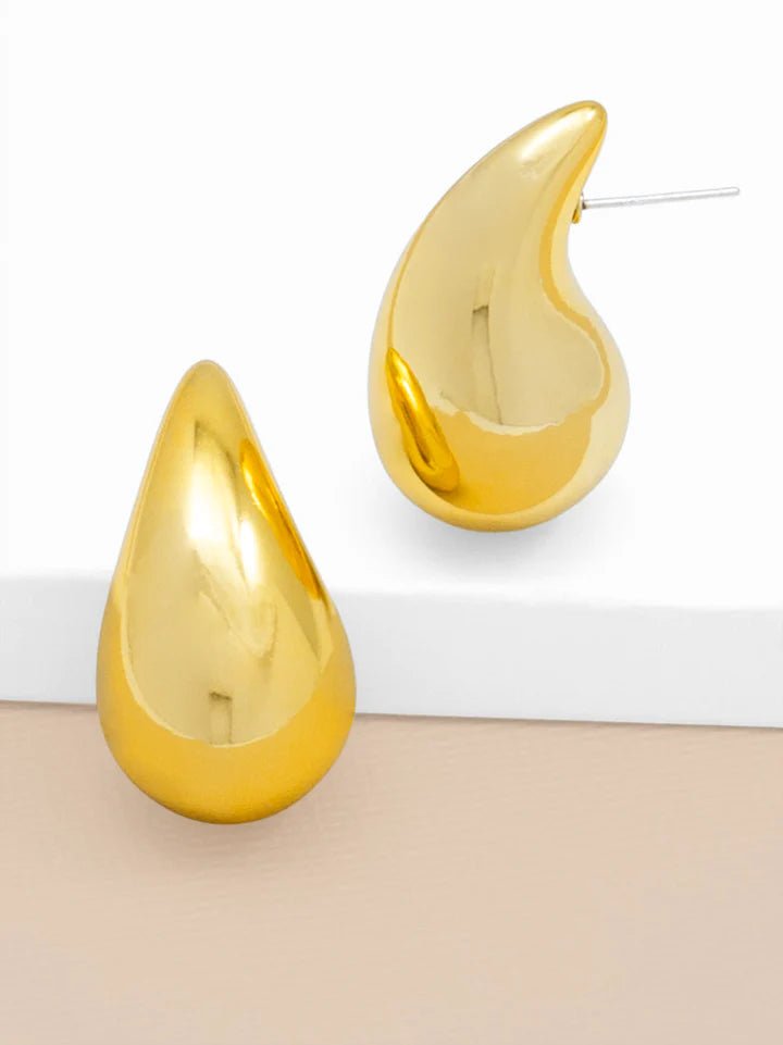 Chunky Crescent Drop Earring - Lush Lemon - Women's Accessories - Zenzii - 284928491