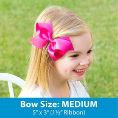 Classic Medium Hair Bow Knot Wrap - Lush Lemon - Children&