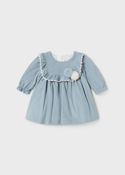 Corduroy Dress Newborn - Lush Lemon - Children's Clothing - Mayoral - 8445865057431
