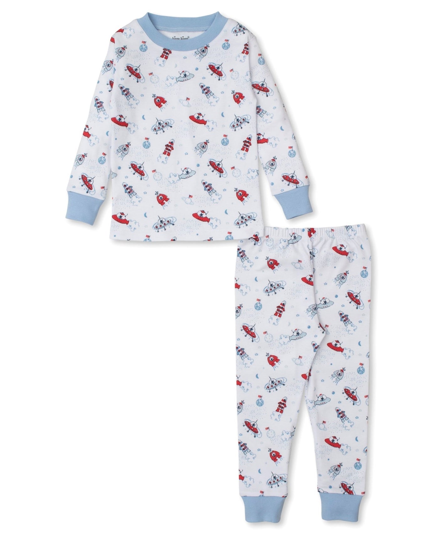 Cosmic Space Toddler Pajama Set - Lush Lemon - Children's Clothing - Kissy Kissy - 195165154368