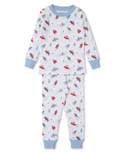 Cosmic Space Toddler Pajama Set - Lush Lemon - Children's Clothing - Kissy Kissy - 195165154368