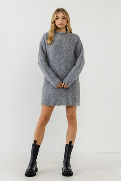 Cozy Round Sweater Dress