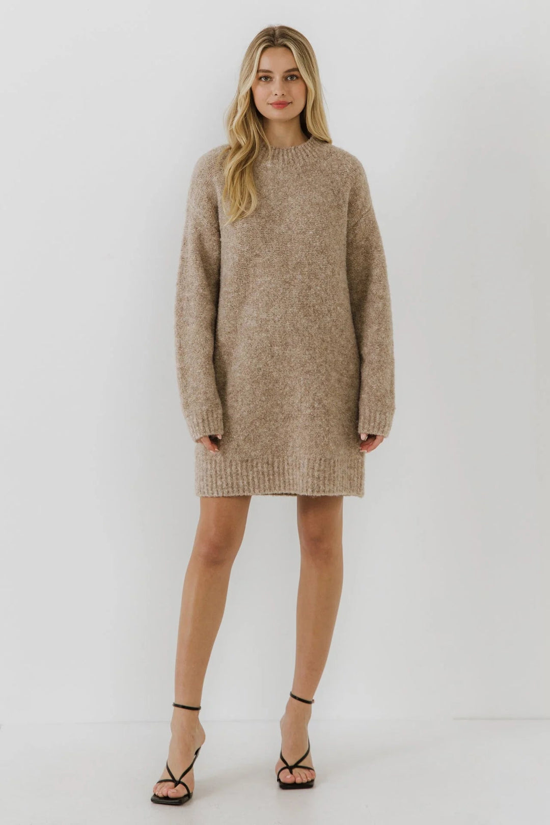 Cozy Round Sweater Dress