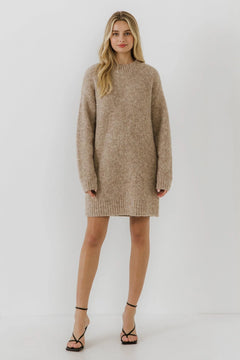 Cozy Round Sweater Dress