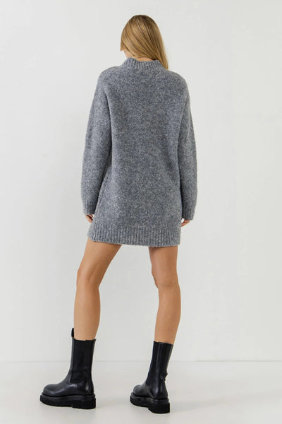 Cozy Round Sweater Dress