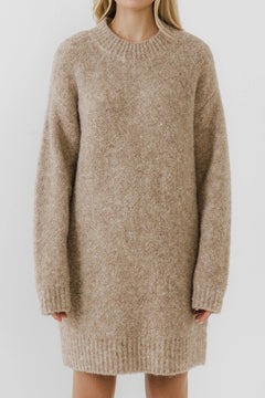 Cozy Round Sweater Dress