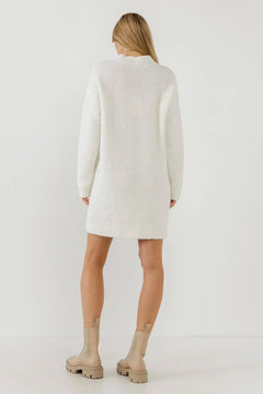 Cozy Round Sweater Dress